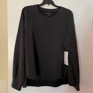 NWT Athleta Seasoft Crewneck Sweatshirt Black L